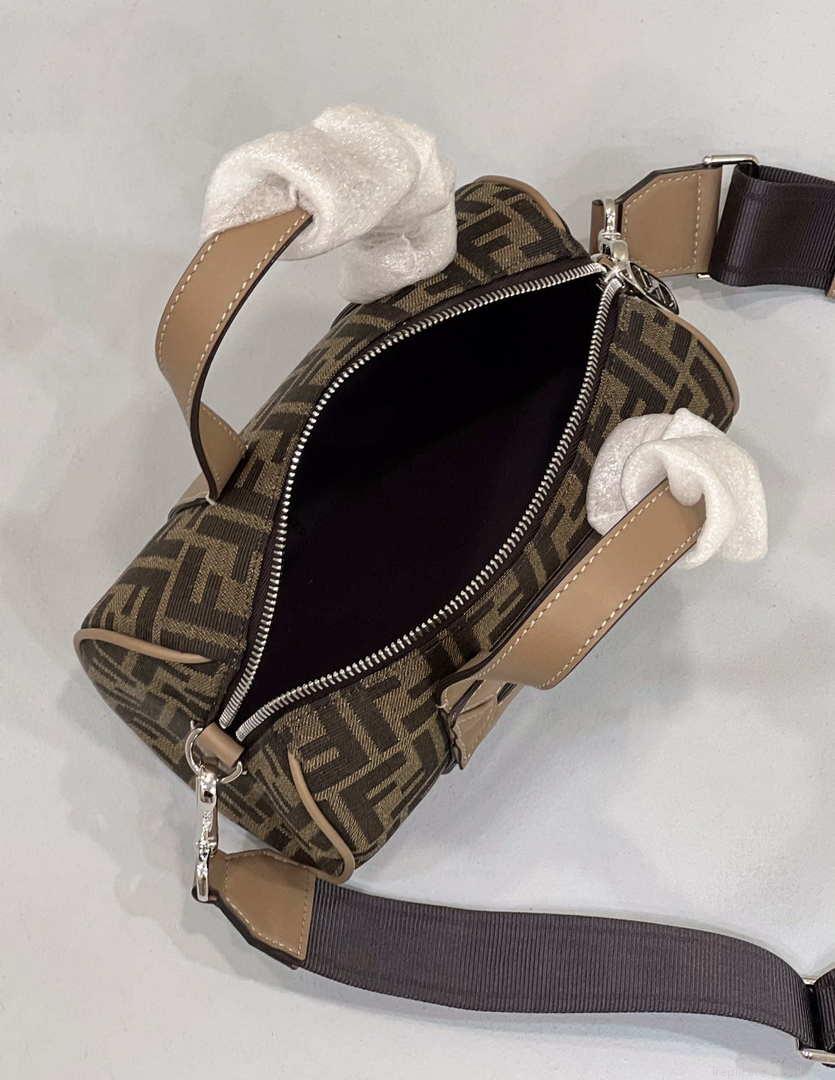 Fendi 7VA570 Mini bag Brown FF fabric bag