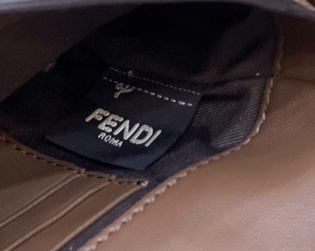 Fendi 8BS017 Baguette Mini Dark Brown leather 0135 bag