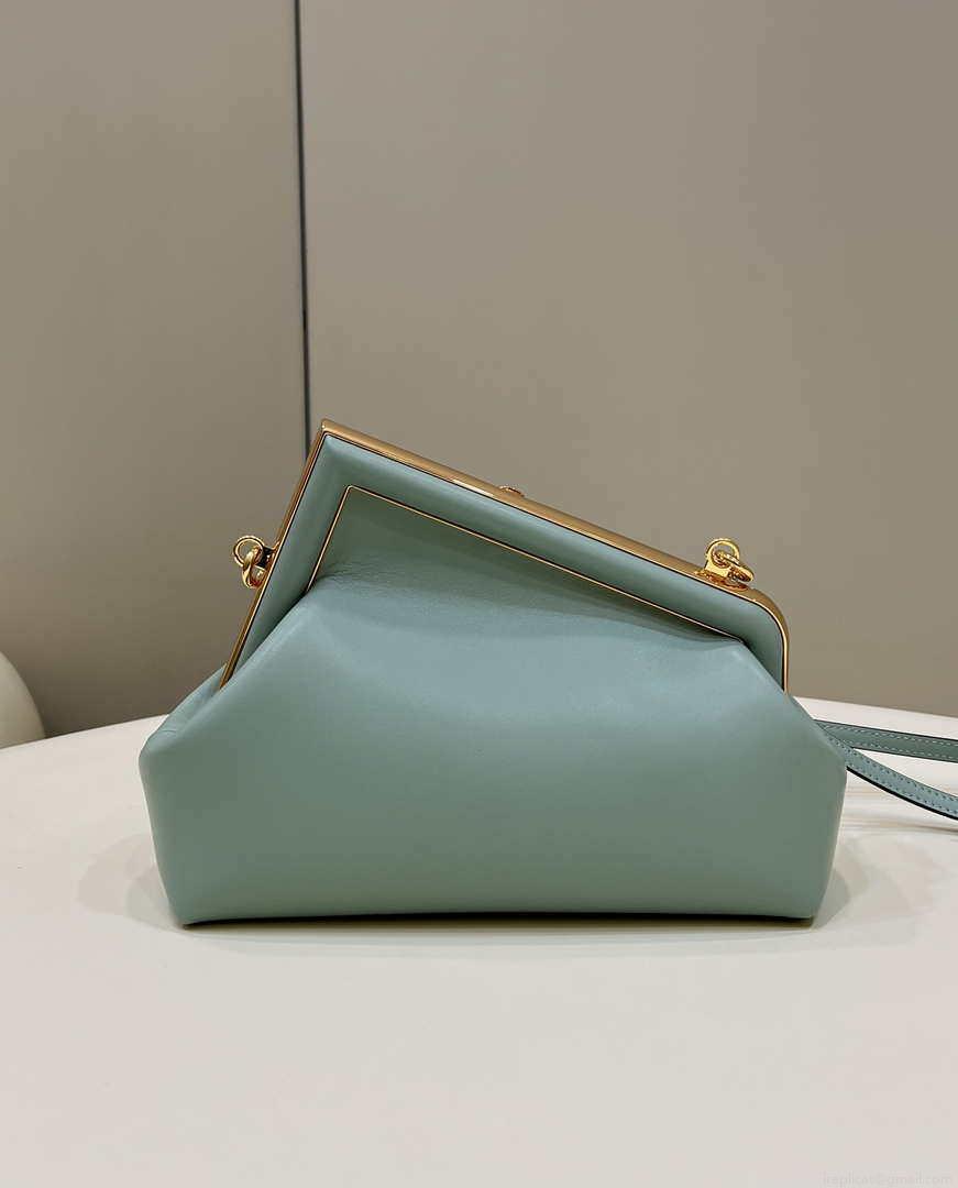 Fendi 8BP129 First Small Fuchsia leather bag 80018M Light Green