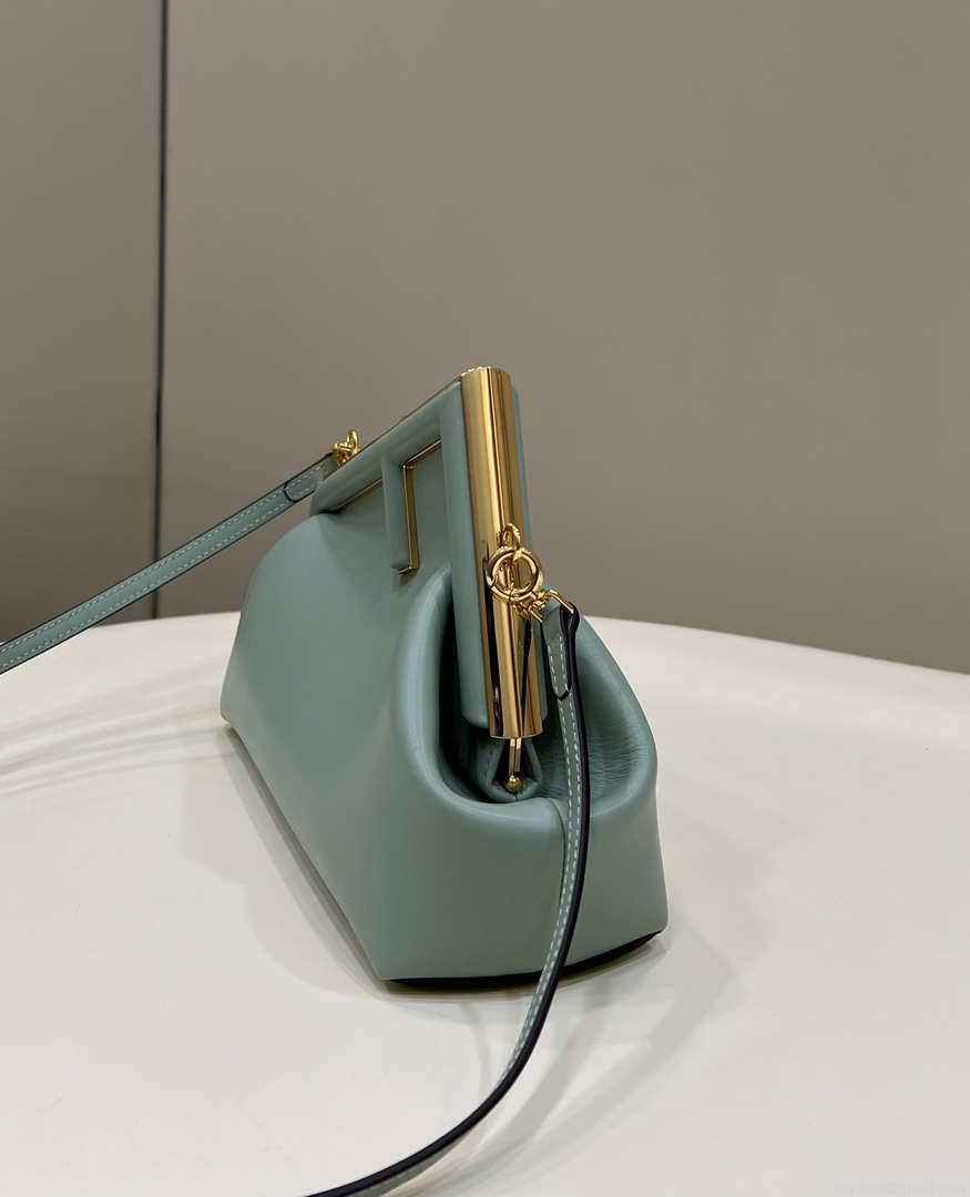 Fendi 8BP129 First Small Fuchsia leather bag 80018M Light Green