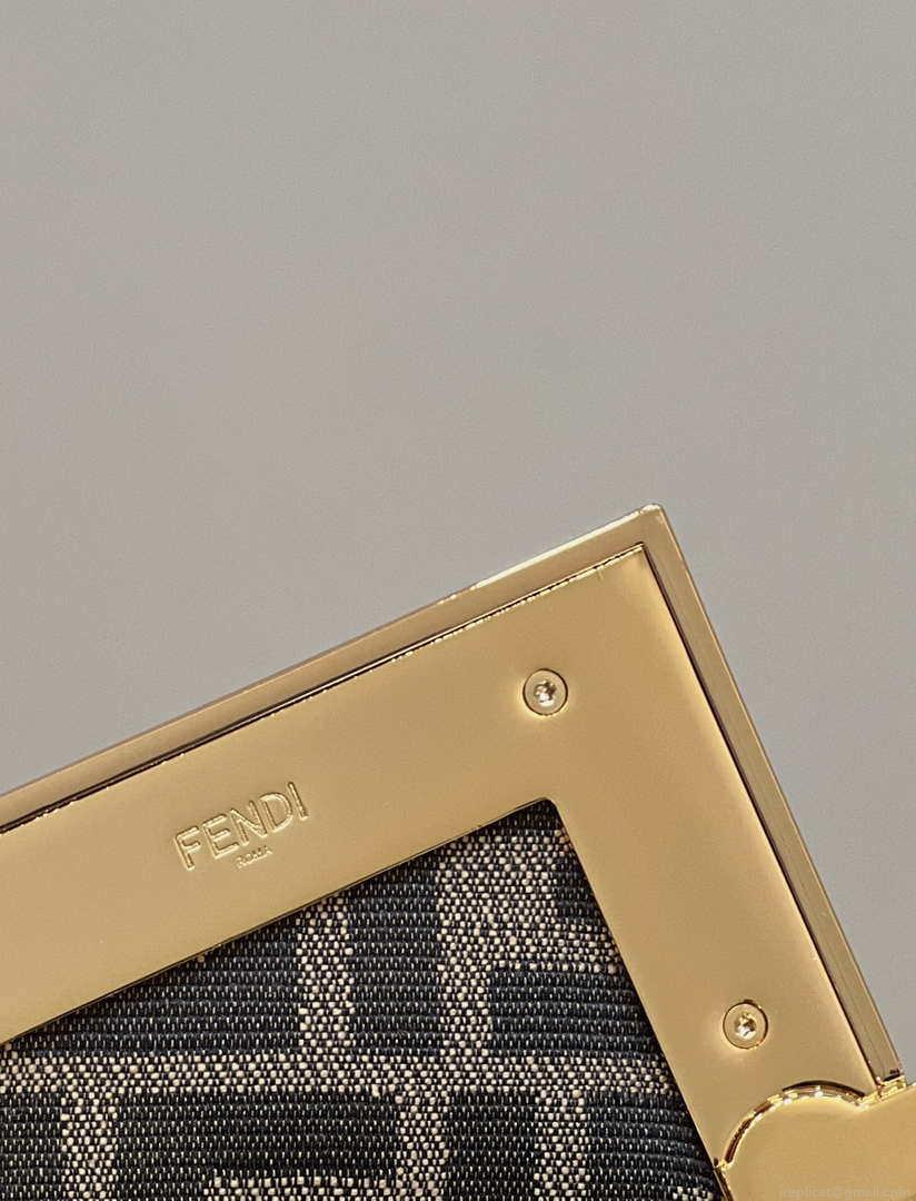 Fendi 8BP129 First Small Fuchsia leather bag 80018M Light Green