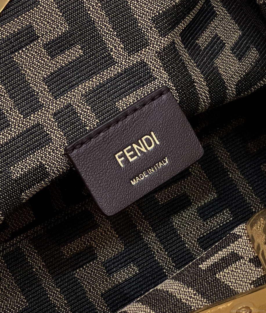 Fendi 8BP129 First Small Fuchsia leather bag 80018M Light Green