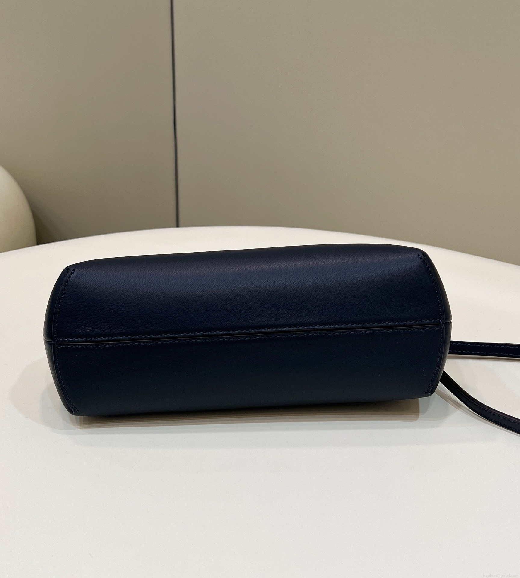 Fendi 8BP129 First Small Fuchsia leather bag 80018M Navy Blue