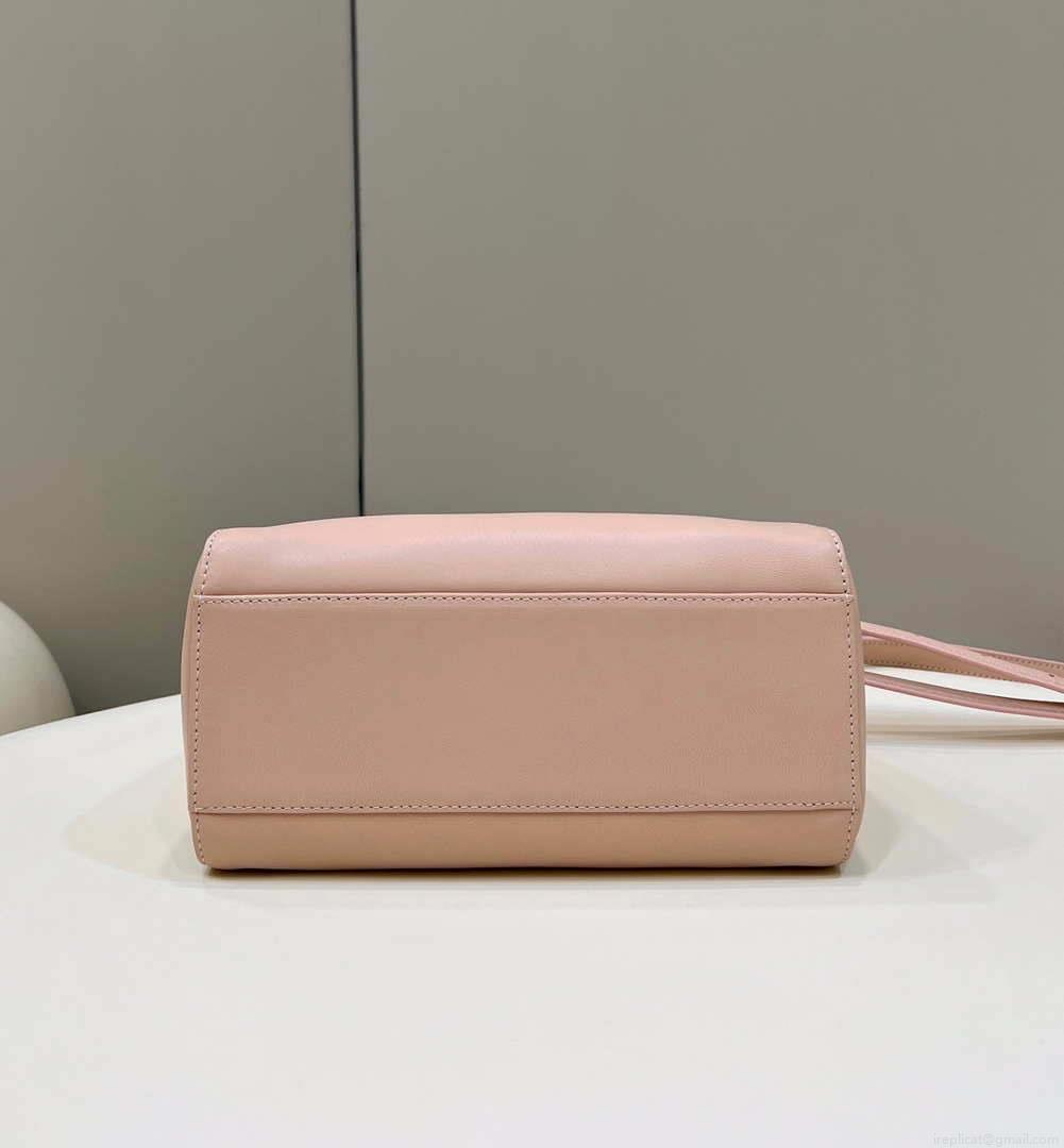 Fendi 8BN244 Peekaboo Iconic Mimi Pink Leather 8315 Bag