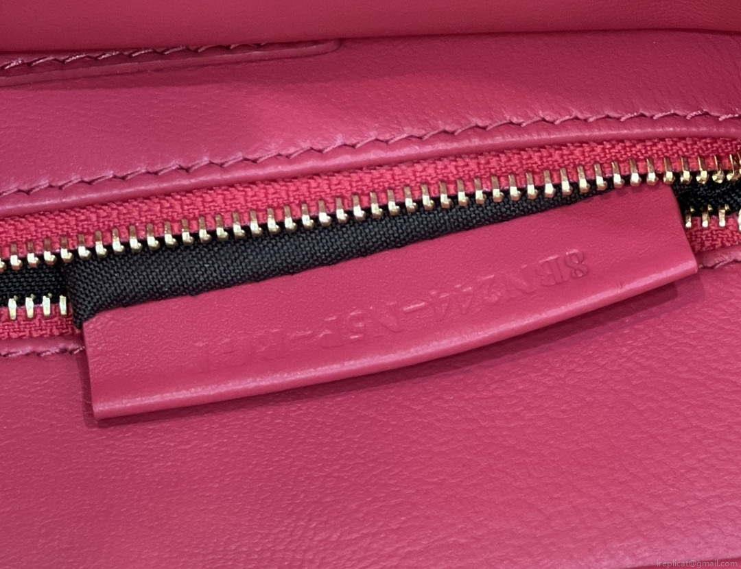 Fendi 8BN244 Peekaboo Iconic Mimi Rose red Leather 8315 Bag
