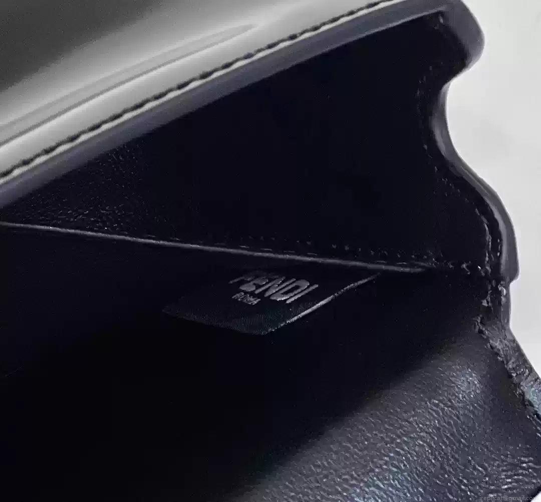 Fendi 8BS072 Fendi First Sight Black leather mini bag