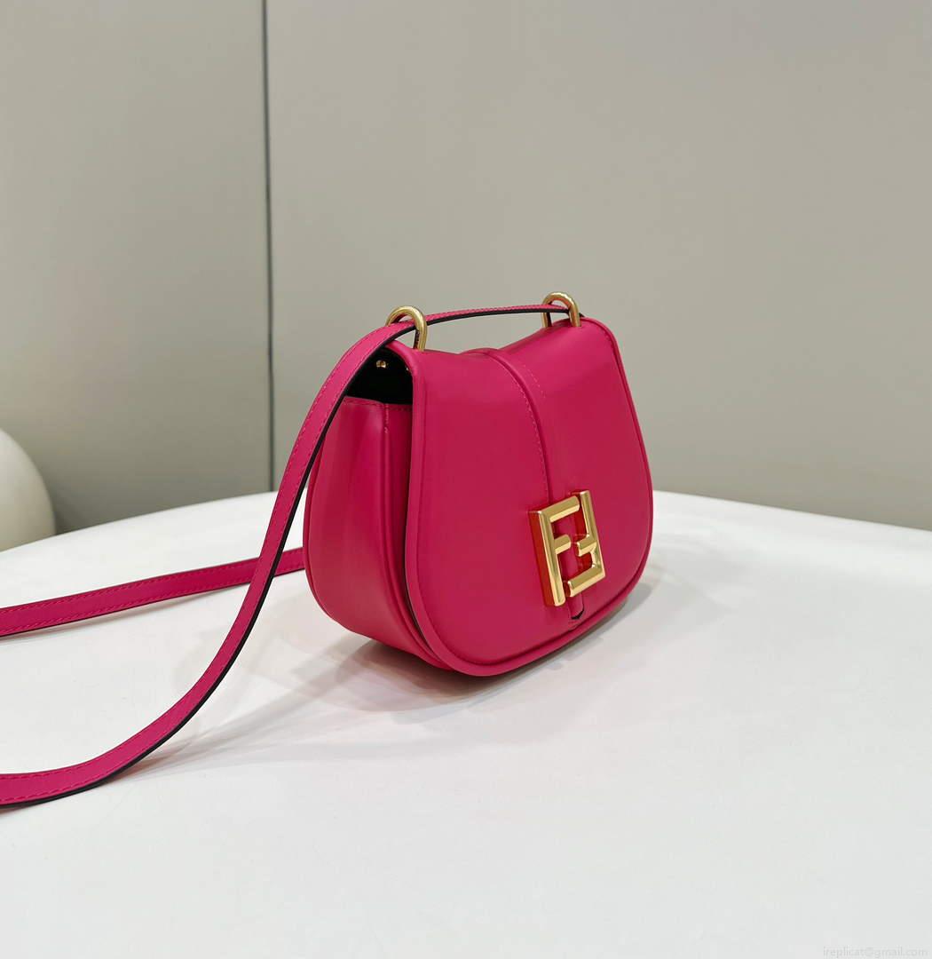 Fendi 8BS082 C’mon Mini Fuchsia Leather Bag