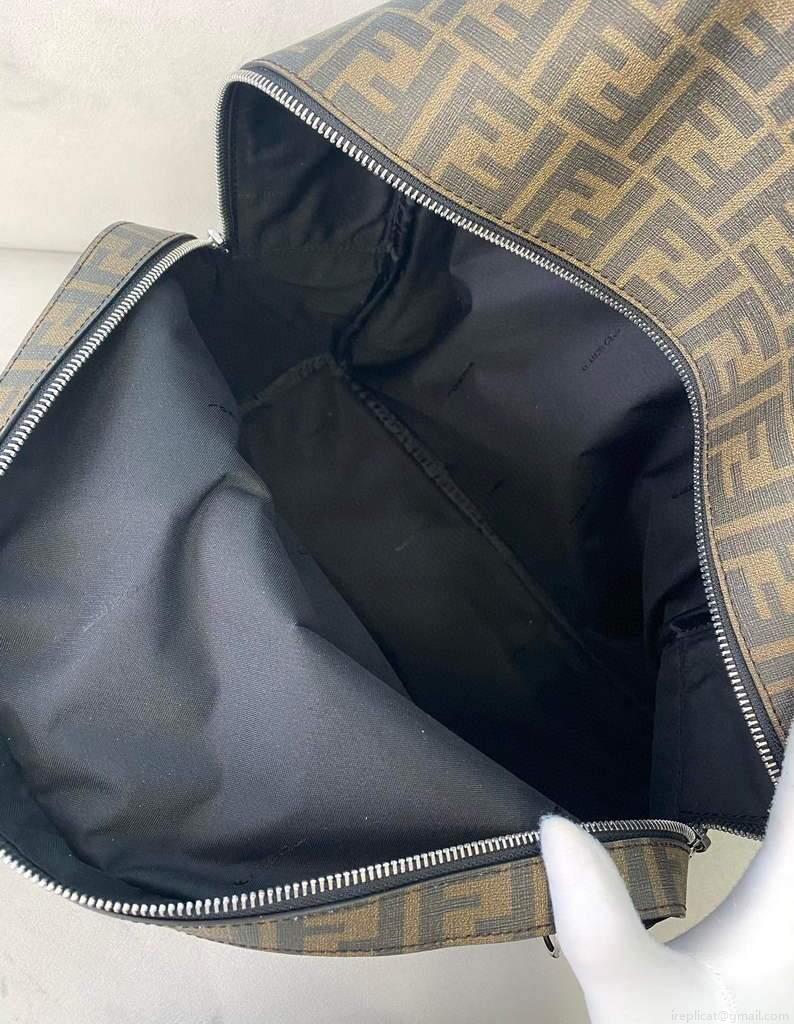 Fendi 2381 Backpack Black Fendi Nylon Shoulders Backpack 7VZ042 Black