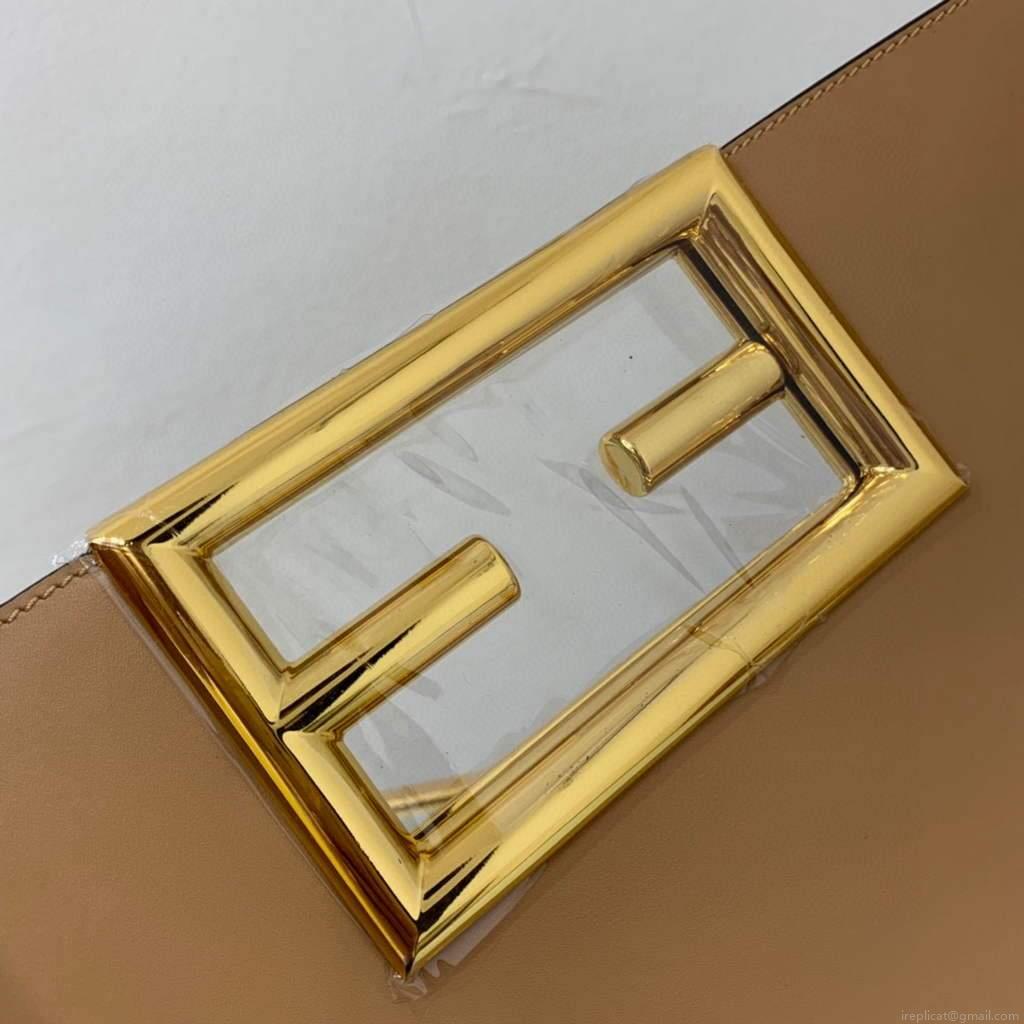 Fendi 8BH391 Fendi way Medium Apricot Leather bag