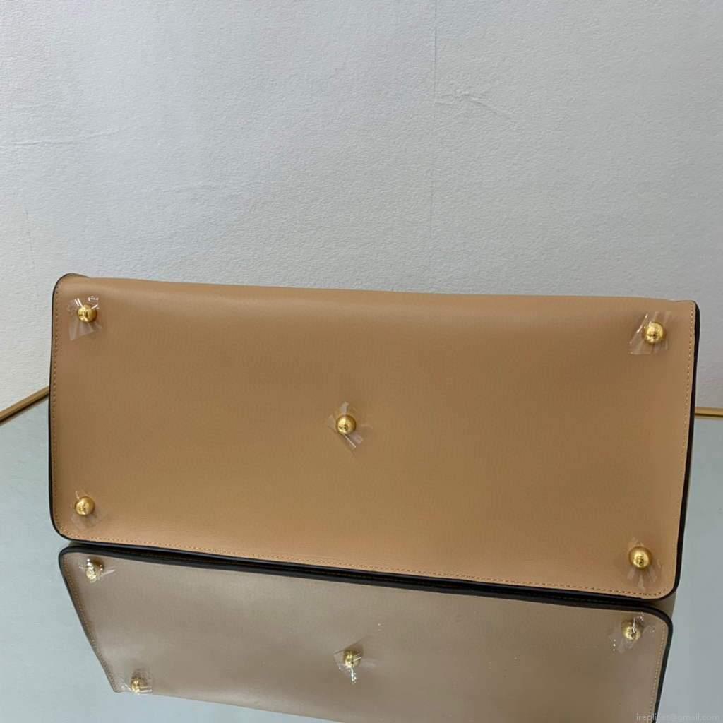 Fendi 8BH391 Fendi way Medium Apricot Leather bag