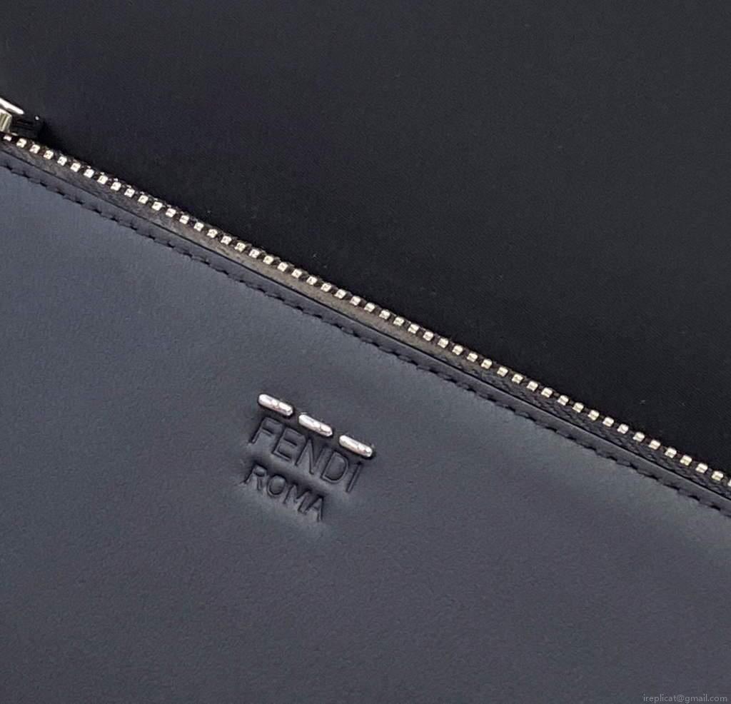 Fendi Backpack Waterproof nylon 2250 Black