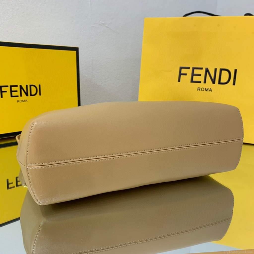 Fendi FIRST Medium Bag Apricot Leather 8BP127