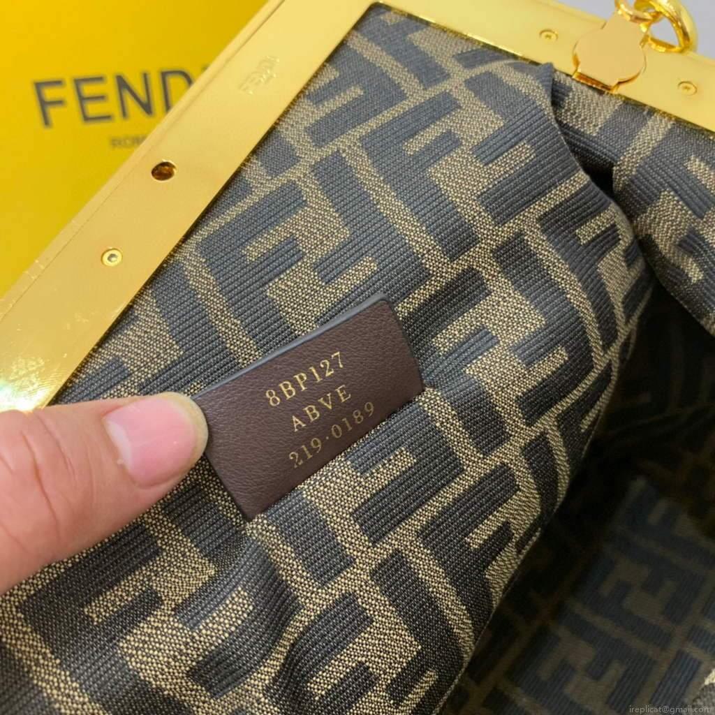 Fendi FIRST Medium Bag Tan Leather 8BP127