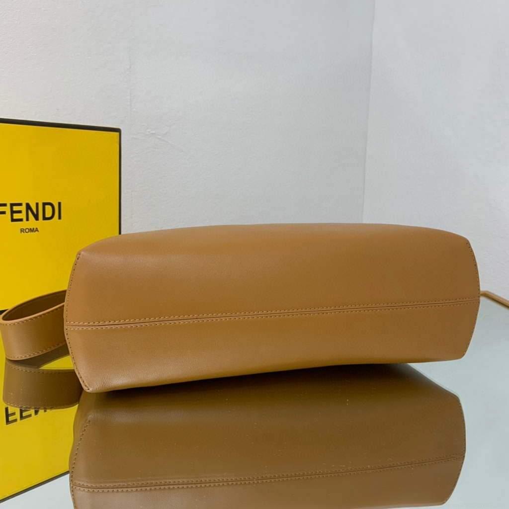 Fendi FIRST Medium Bag Tan Leather 8BP127