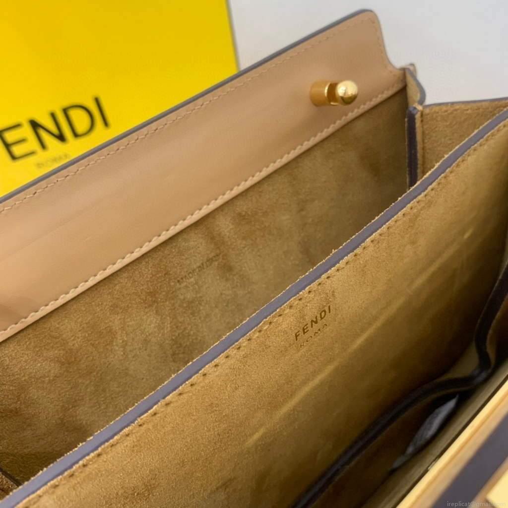Fendi Touch Beige leather Bag 8BT349