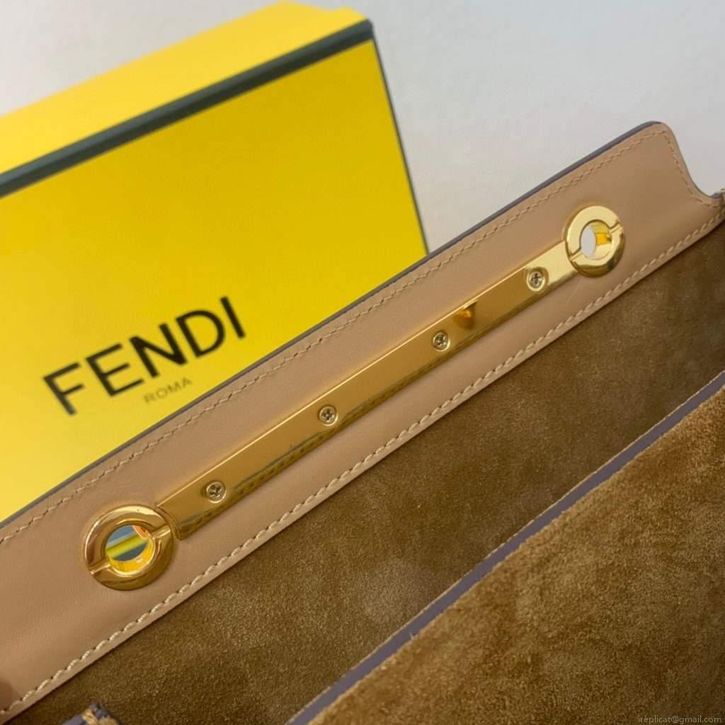 Fendi Touch Beige leather Bag 8BT349