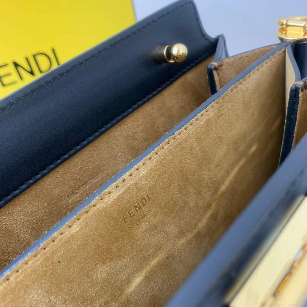 Fendi Touch Black leather Bag 8BT349