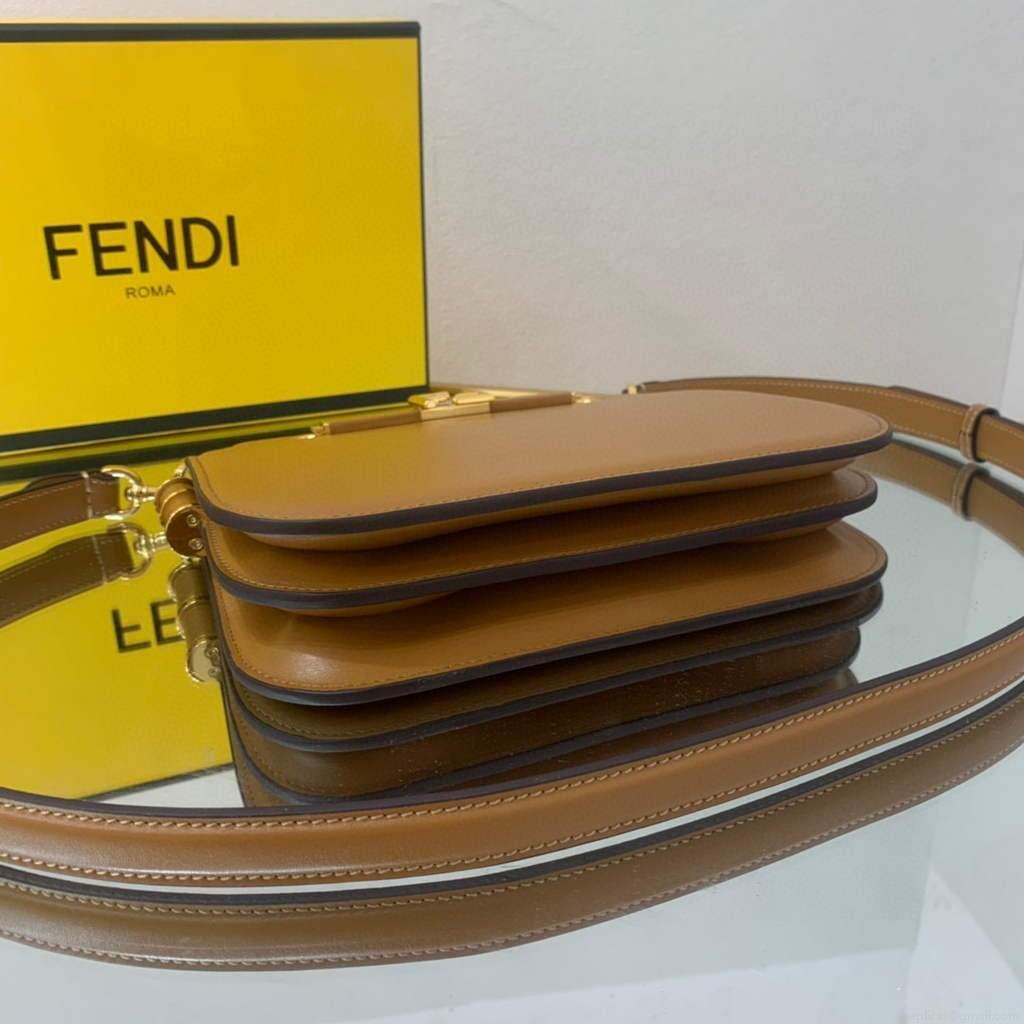 Fendi Touch Brown leather Bag 8BT349