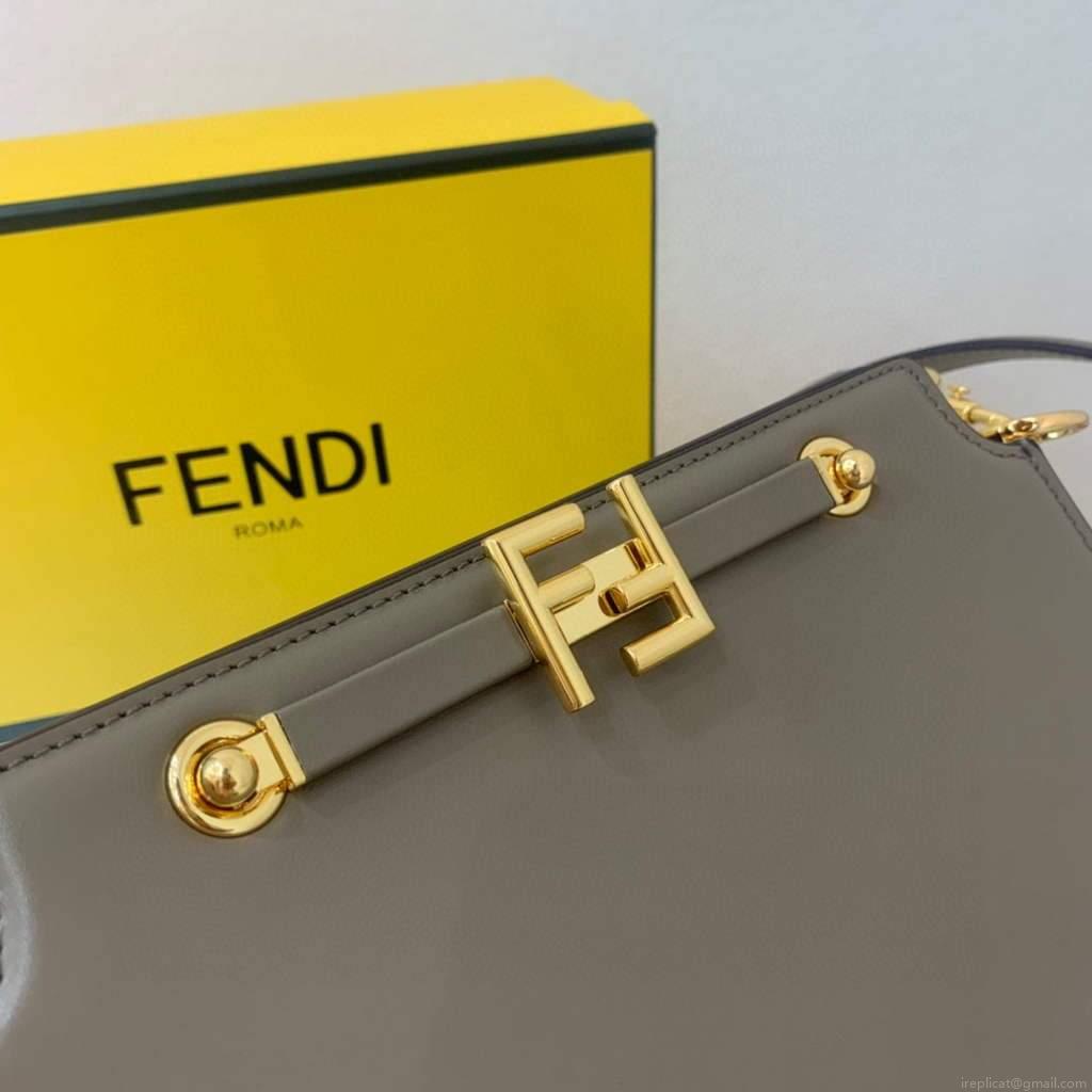 Fendi Touch Grey leather Bag 8BT349