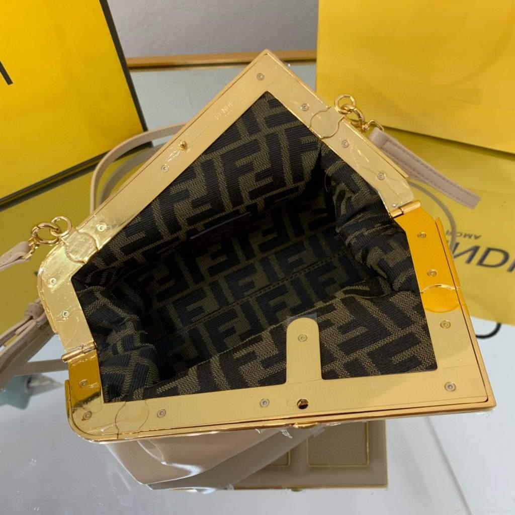 Fendi FIRST Small Bag 8BP129 Light Pink Leather