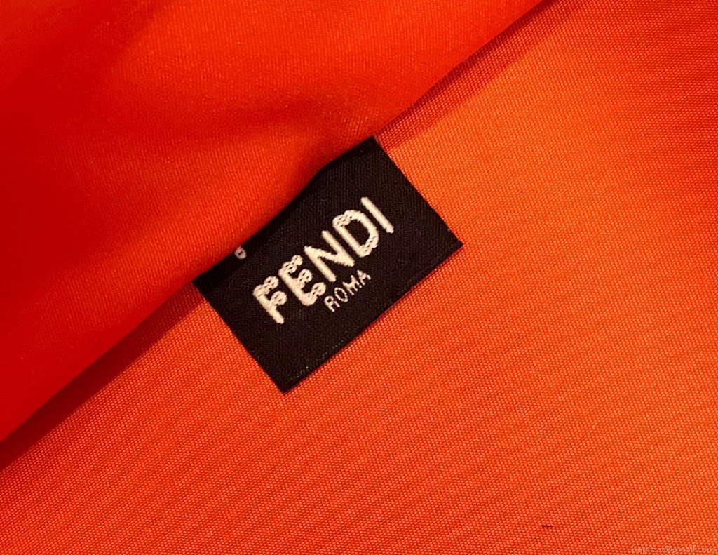 Fendi 8BH386 Sunshine Medium Fendi Tote Bag 8258 Orange Red