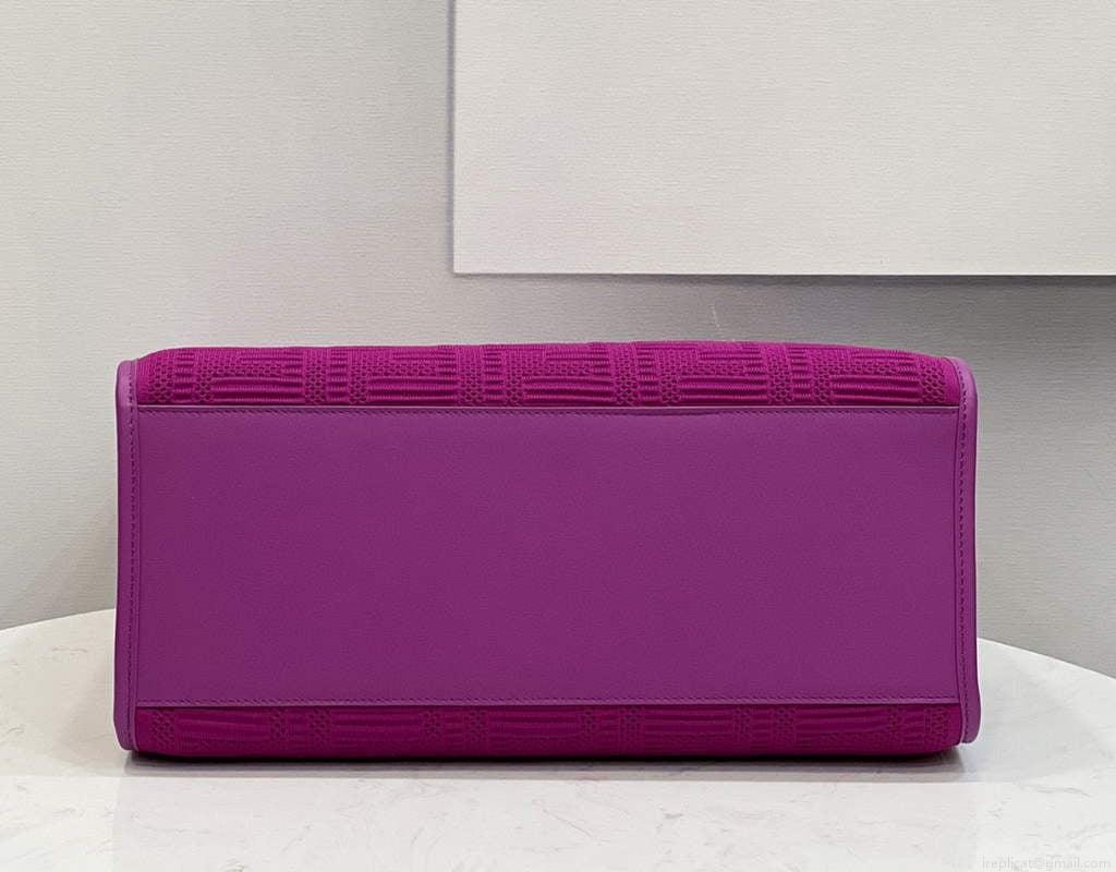 Fendi 8BH386 Sunshine Medium Fendi Tote Bag 8258 Purple