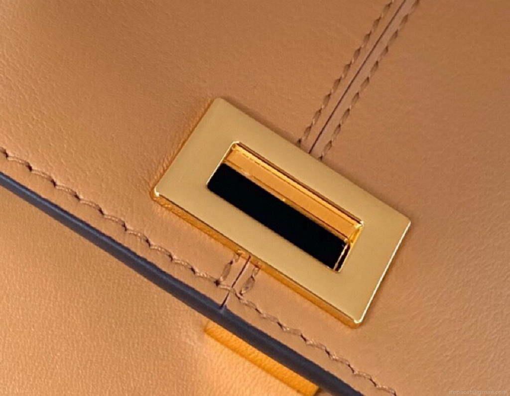 Fendi 8BZ047 Guitar 8301 Shoulder bag Apricot