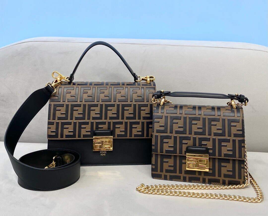 Fendi Kani 0508S Shoulder Bag Black