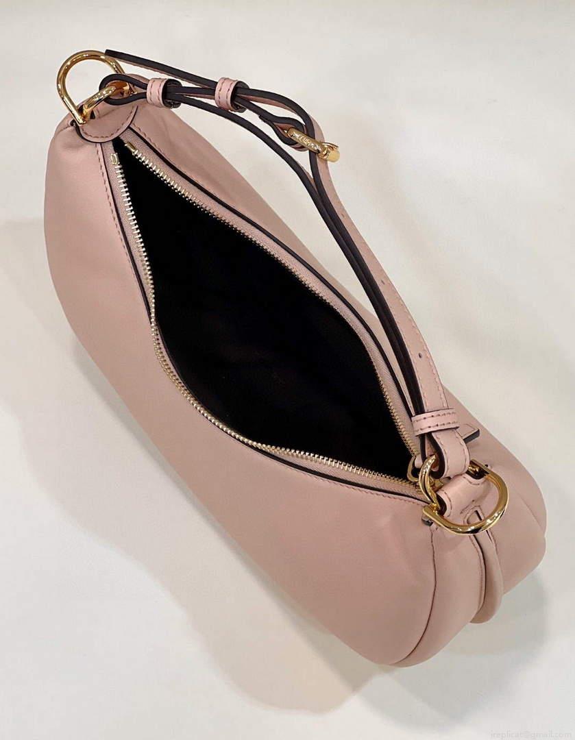 Fendi 8BR798 Fendigraphy Small White leather bag 80056M Pink