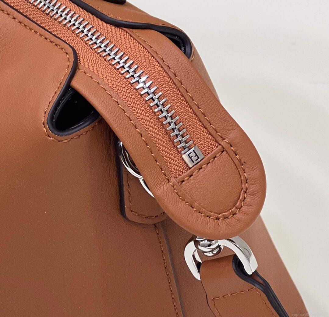 Fendi 8BL146 By The Way Medium Brown leather Boston Bag