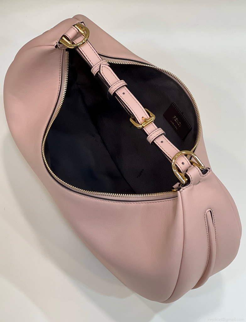 Fendi 8BR799 Fendigraphy Medium Pink laminated leather bag