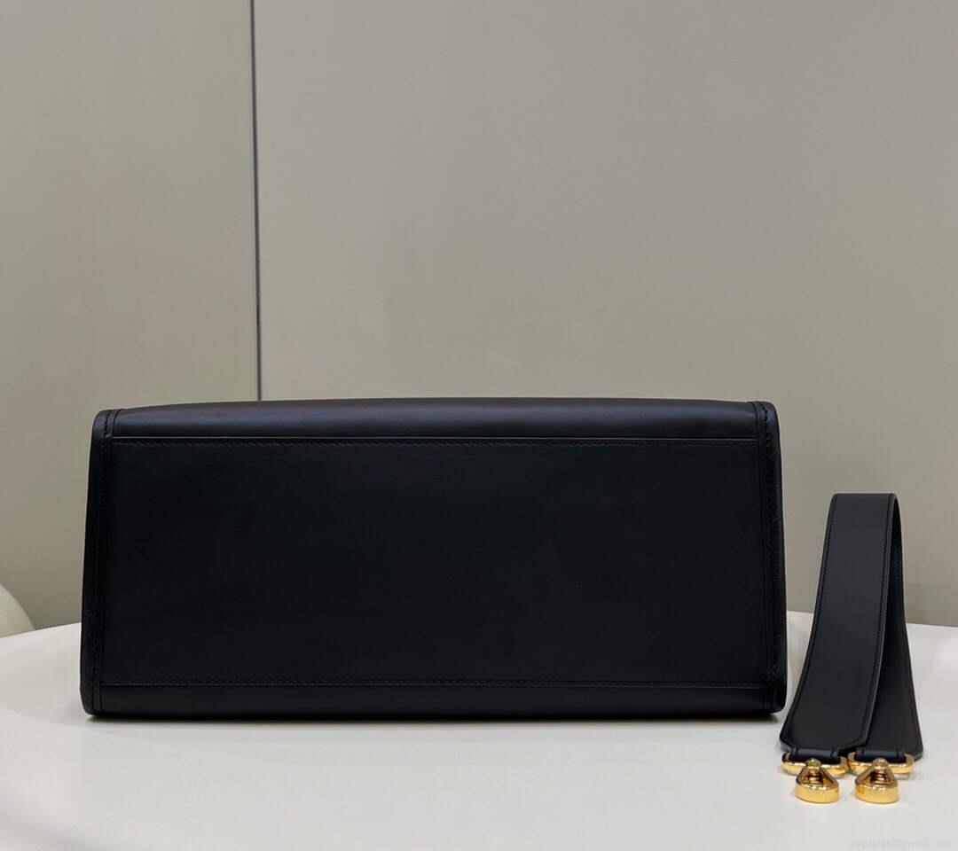 Fendi 8BH386 Sunshine Medium Tote Bag Black