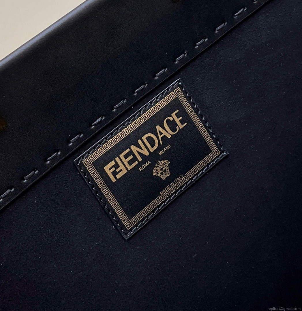 Fendi 8BH386 Sunshine Medium Tote Bag Black