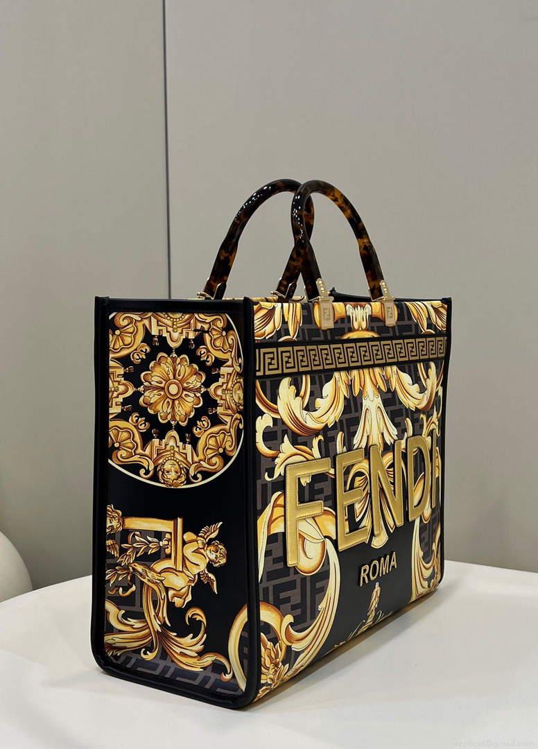 Fendi 8BH386 Sunshine Medium Tote Bag Multicolor