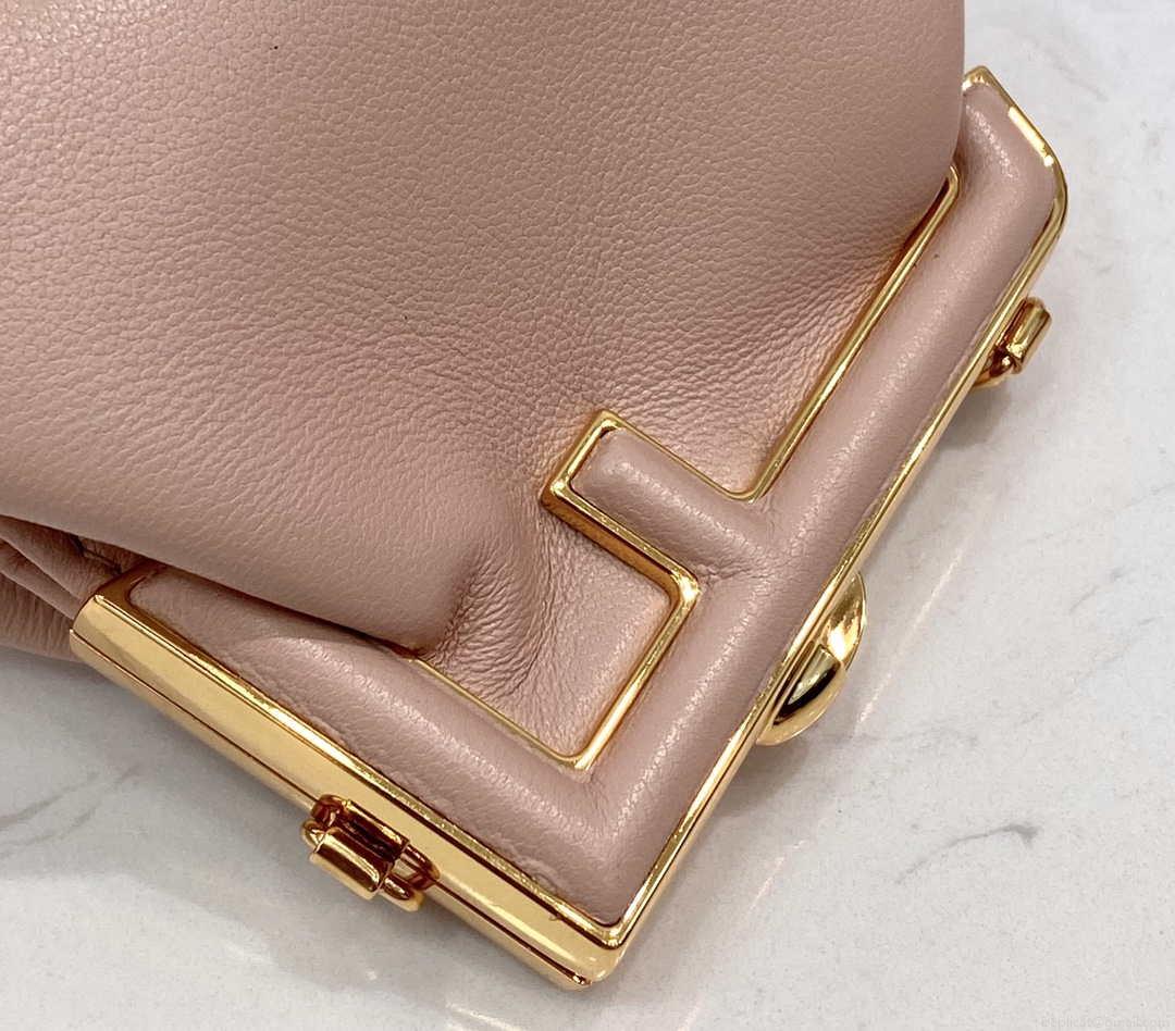 Fendi 7AS051 Nano Fendi First Charm Charm in pink nappa leather