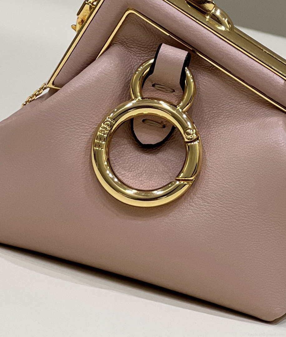 Fendi 7AS051 Nano Fendi First Charm Charm in pink nappa leather