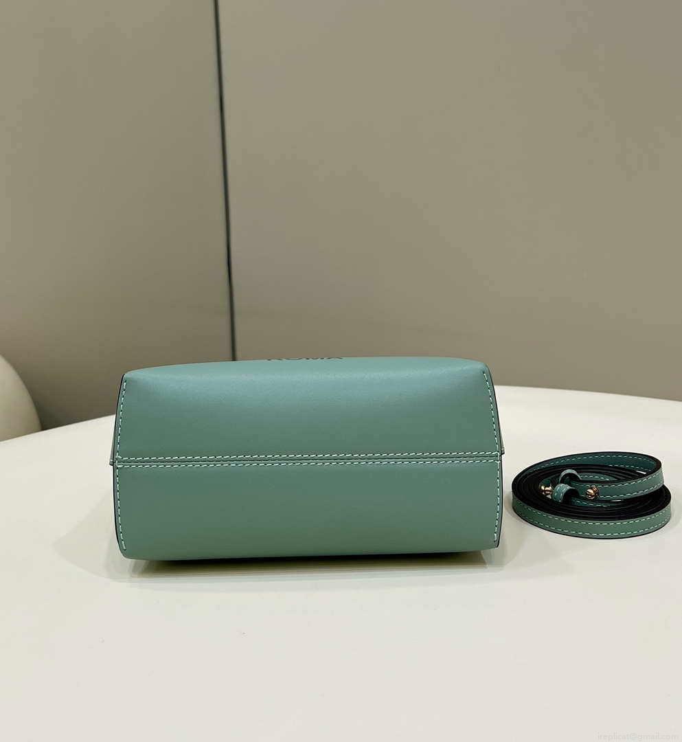 Fendi 8BS067 By The Way Mini Small Boston bag in mint green leather