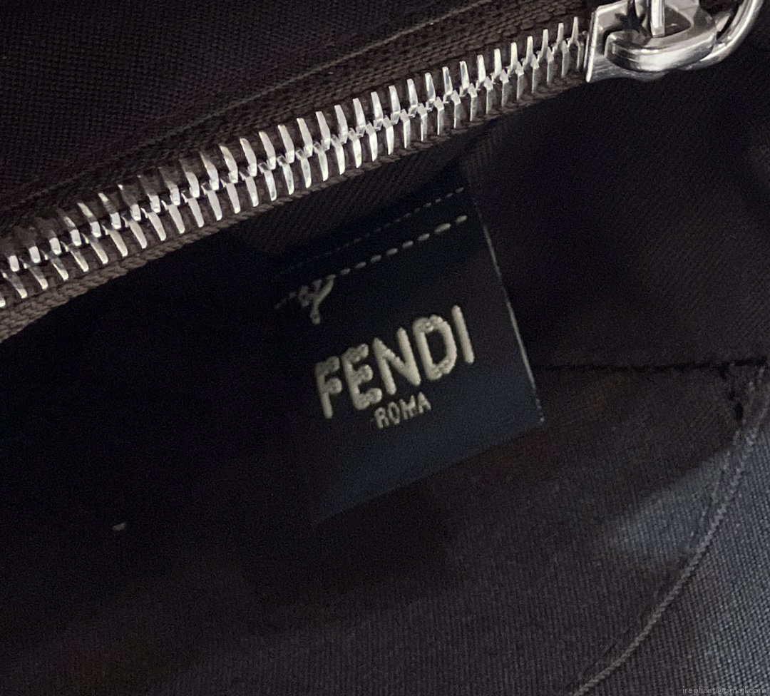 Fendi 8BL146 By The Way Medium White leather Boston bag