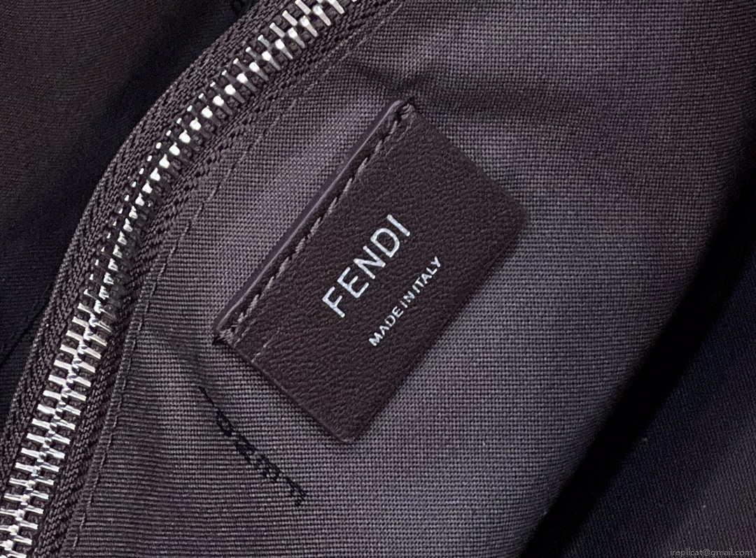 Fendi 8BL146 By The Way Medium Brown leather Boston bag