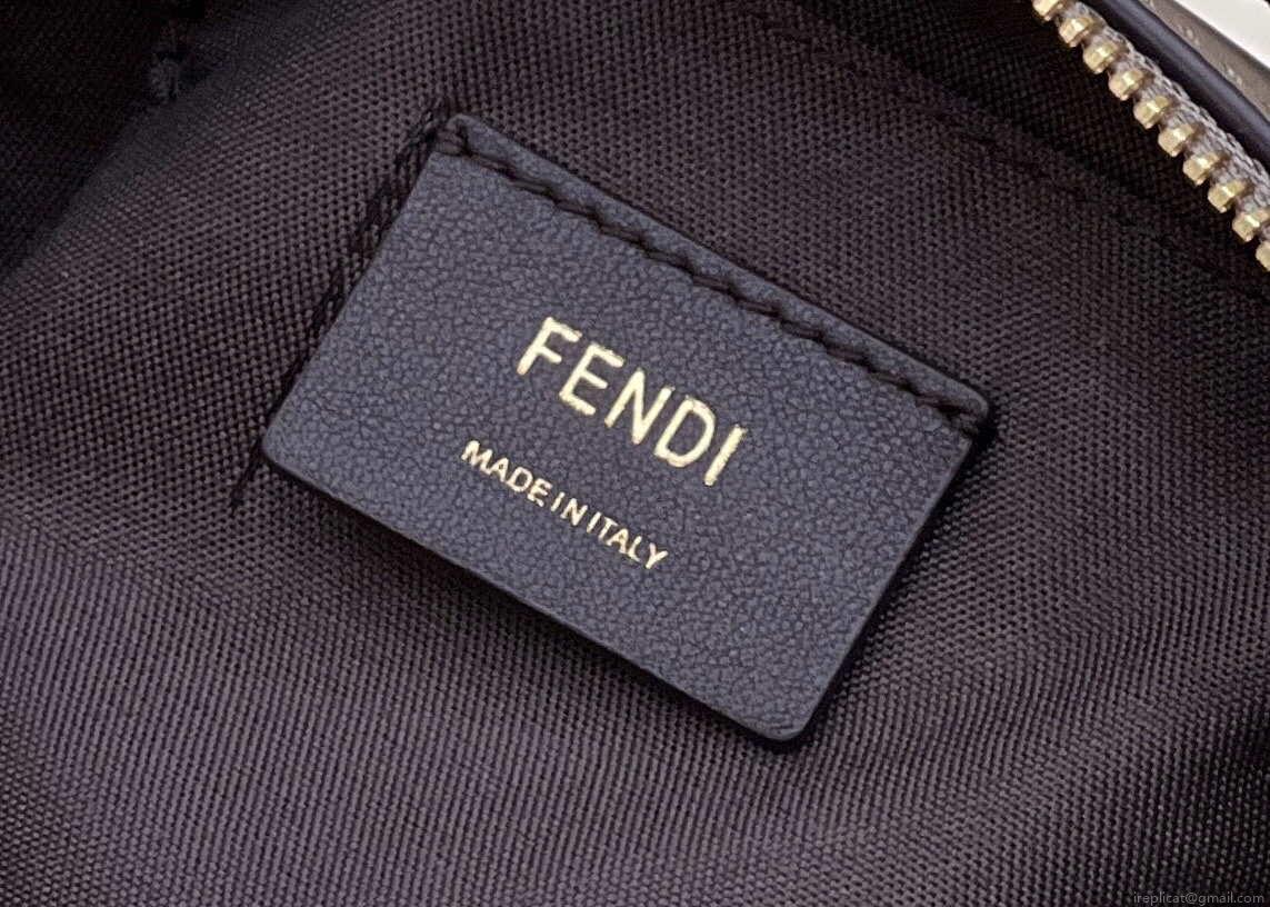 Fendi 8BL145 By The Way Mini Gray leather small Boston bag