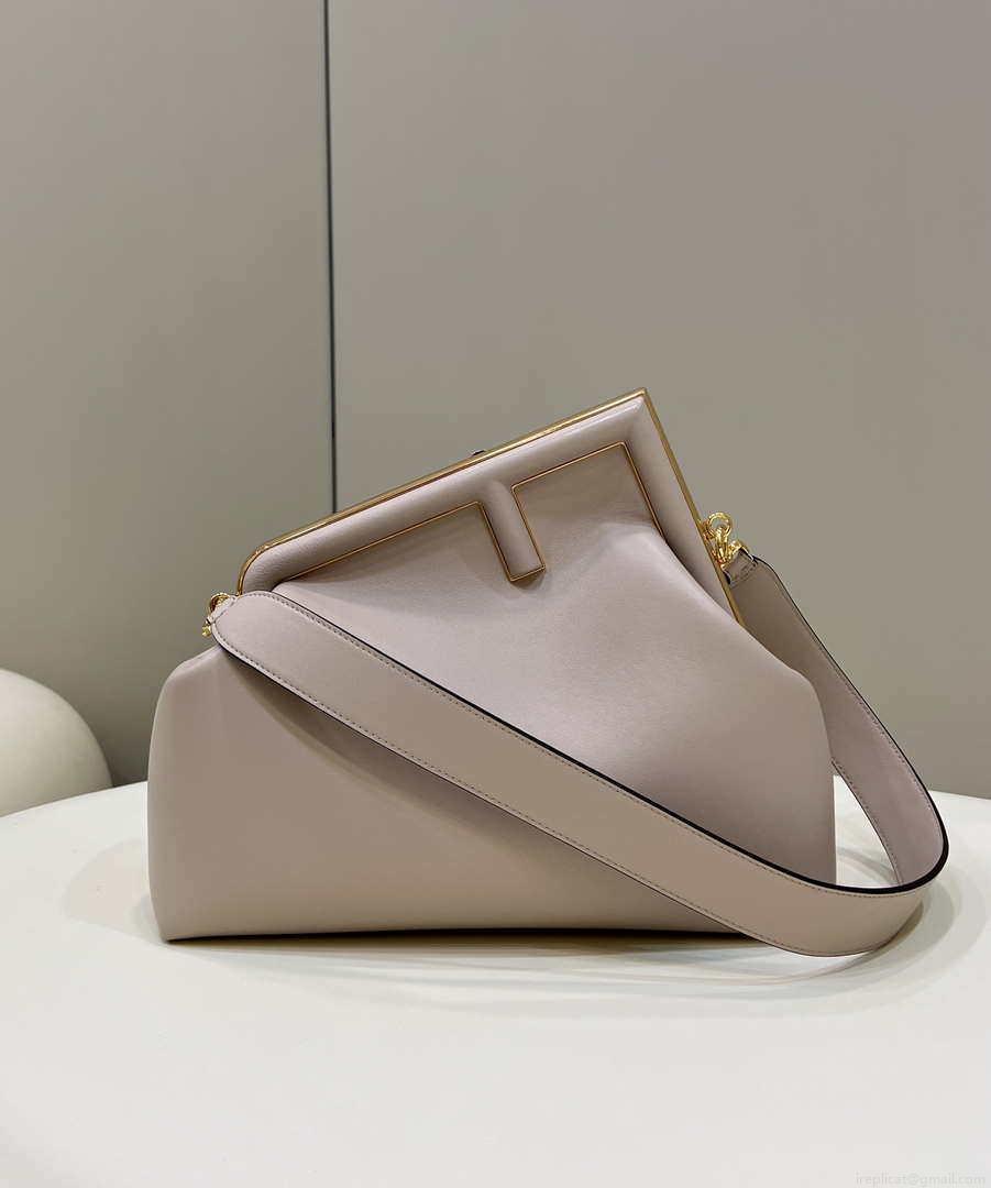 Fendi 8BP127 FENDI FIRST Medium Light Pink leather bag