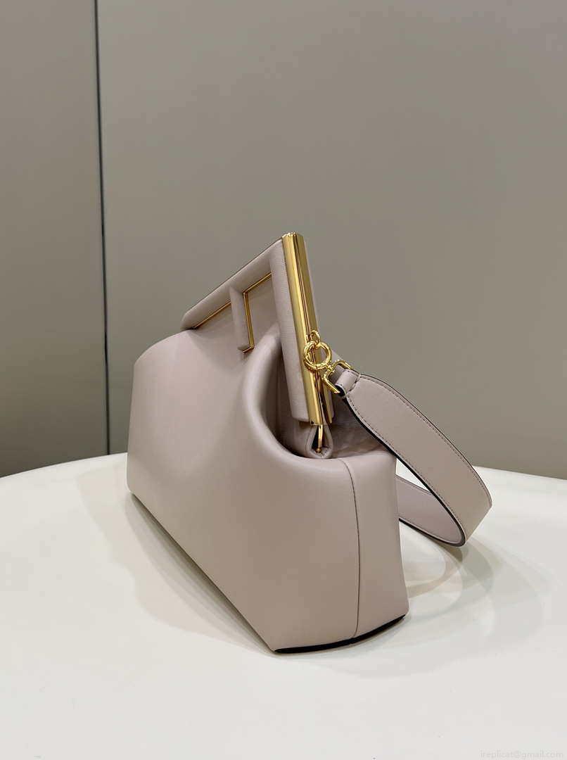 Fendi 8BP127 FENDI FIRST Medium Light Pink leather bag