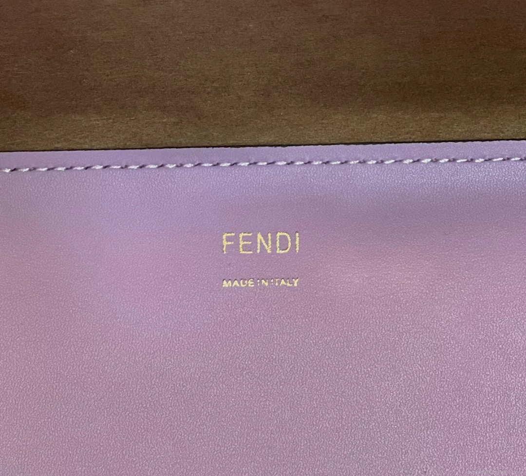 Fendi 8BH386 Sunshine Medium Bag Purple leather shopper 8266S