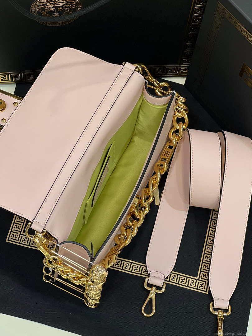 Fendi 8BR801 Baguette brooch Fendace Pink leather 8563 bag
