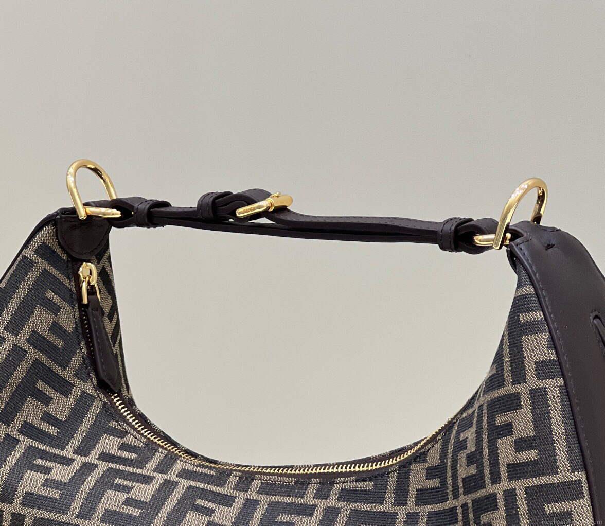 Fendi 8BR798 Fendigraphy Medium 80056L Brown leather Bag