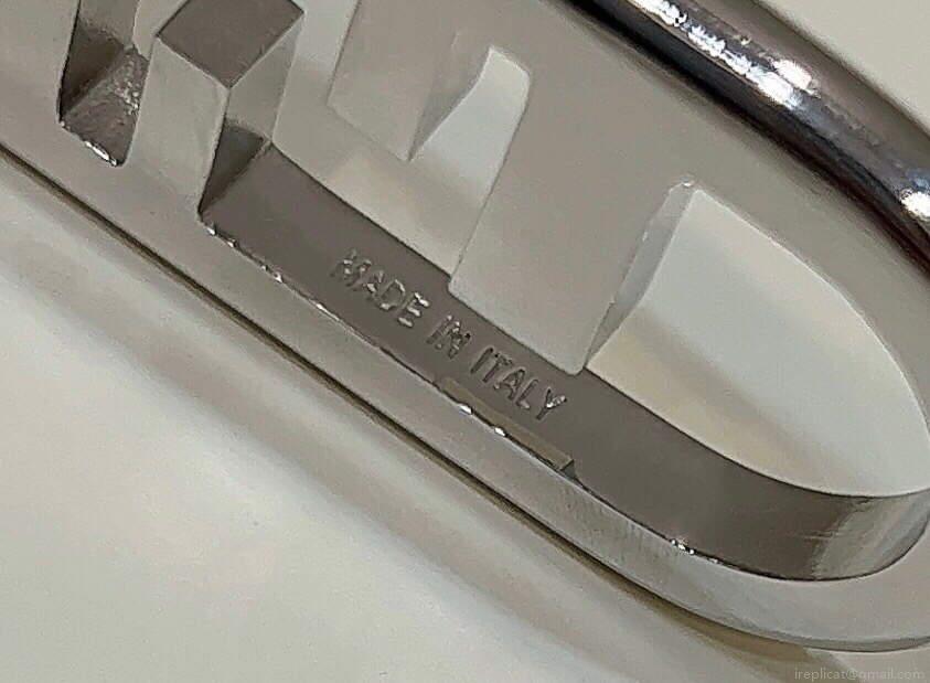 Fendi Handbag Custom metal chain Shoulder Strap F10053 Silvery