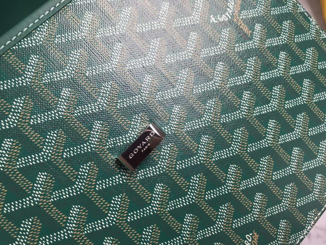Goyard 2MMLTY01CL01P Belvedere MM Bag GY020183 Green