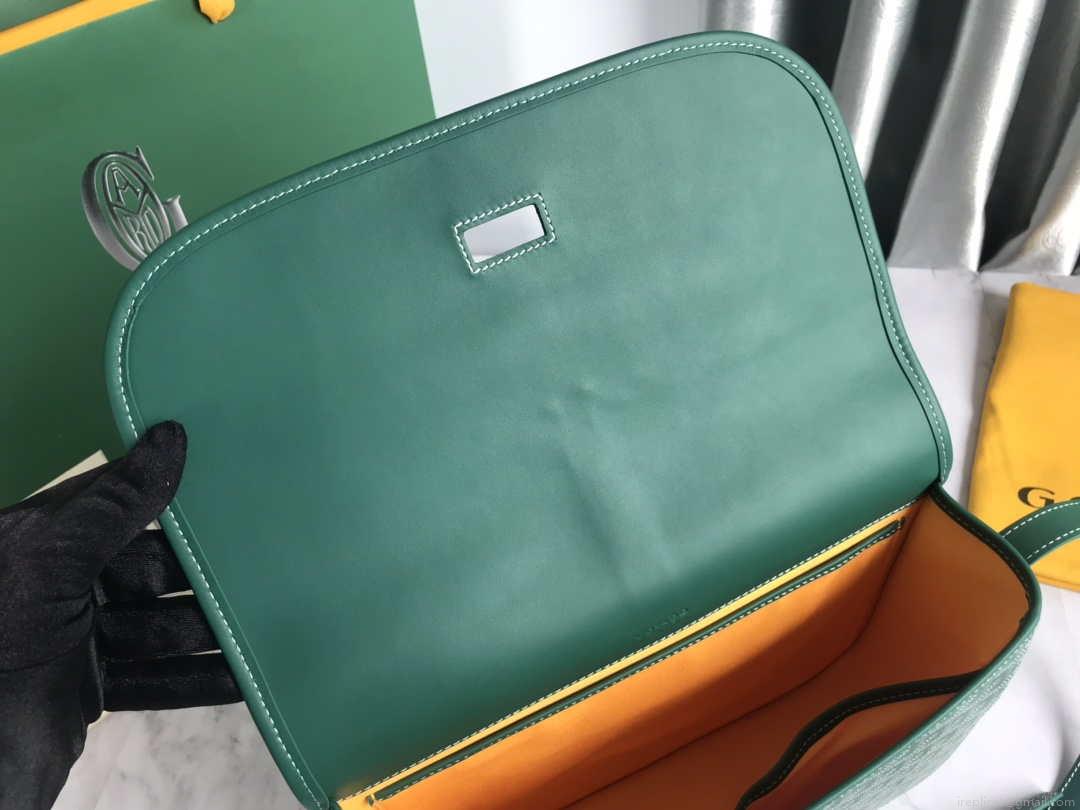 Goyard 2MMLTY01CL01P Belvedere MM Bag GY020183 Green