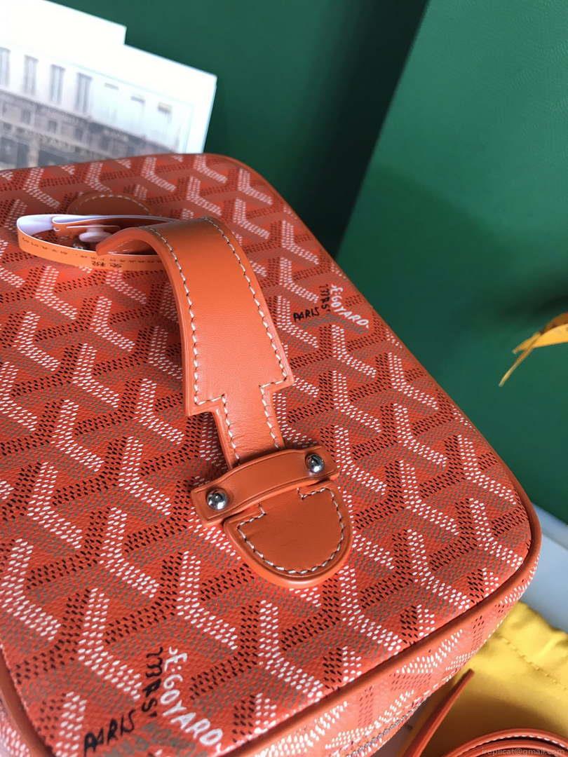 Goyard MUSEVAPMLTY01CL03P Muse Vanity Case PM Bag Orange Red