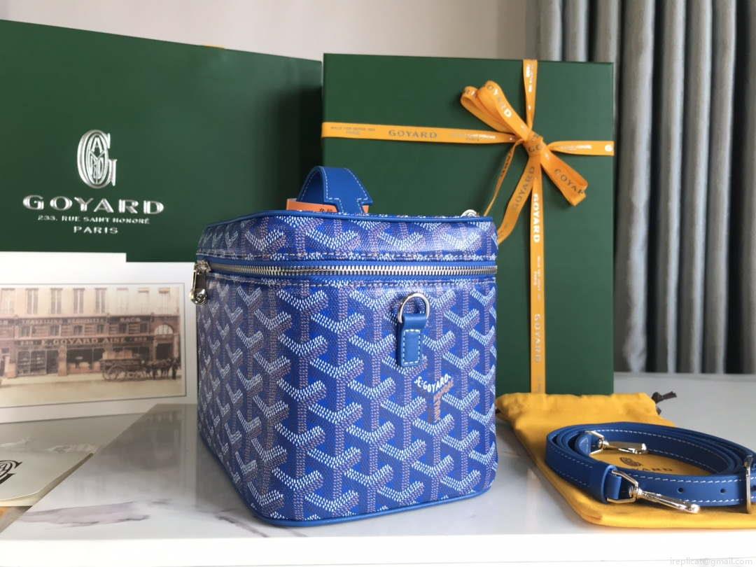 Goyard MUSEVAPMLTY01CL03P Muse Vanity Case PM Bag Blue